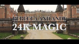 Rebecca and Andy  24K Magic Music Wedding VideoMarryoke [upl. by Edana]