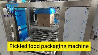 Poly Bag Inserter Machine Pickled food packaging machine Condiment packaging machine Food packaging [upl. by Leif48]