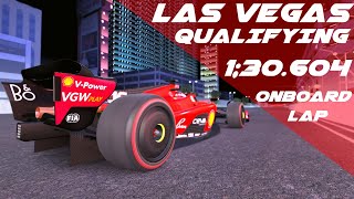 Assetto Corsa  Las Vegas 2023  GP Ferrari SF23  Qualifying  Onboard Lap [upl. by Siari]