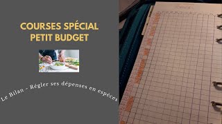 Bilan de janvier  Courses spécial petit budget challenge no spend [upl. by Blancha607]