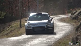 TEST RALLYE MONTECARLO 2024 CITROEN RACING NIKOLAY GRYAZINYOHAN ROSSEL FLATOUT [upl. by Yerac665]