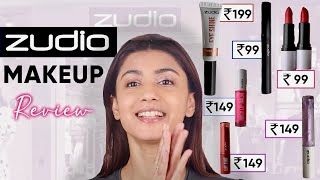 Zudio Makeup 😱 All 17 Products at Just Rs 2000  HONEST Makeup Review amp Tutorial  Sush Dazzles [upl. by Amapuna]