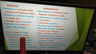 Difference between Amylose and Amylopectin [upl. by Carlos]