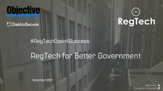 RegTechOpen4Business  RegTech for Better Government [upl. by Ennayt]