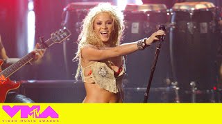 Shakira Performs “Objection Tango”  2002 MTV VMAs [upl. by Essila45]