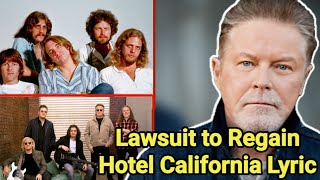 Eagles Singer Don Henley Files Lawsuit To Regain Hotel California Lyric  Don Henley [upl. by Jumbala277]