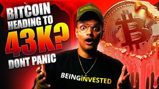 Bitcoin Update  BTC Crashing to 43k Panic Selling or Smart Holding [upl. by Luaped]