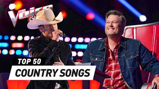 15 HOURS of COUNTRY MUSIC on The Voice [upl. by Rese860]