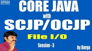 Core Java With OCJPSCJP File IO Part3FileReaderimportent methodsBufferedwriter [upl. by Akcirederf]