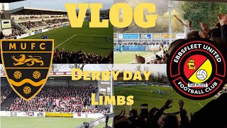 Derby day LIMBS Maidstone United vs Ebbsfleet United vlog Class away following [upl. by Winona]