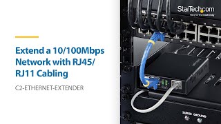 C2ETHERNETEXTENDER  LongRange LAN Booster  StarTechcom [upl. by Adnoraj84]