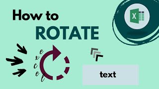 How to rotate text in Excel [upl. by Ennaeirrac]