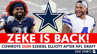 BREAKING Ezekiel Elliott RETURNING To The Dallas Cowboys After 2024 NFL Draft  Cowboys News [upl. by Bartolome]