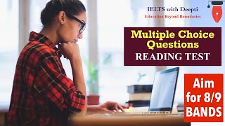 IELTS Reading Multiple Choice Questions  Tips for MCQs [upl. by Anirtac164]