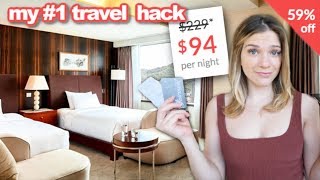 The 1 Travel Hack Of 2020  How ANYONE Can Get 50 Off Hotels [upl. by Renelle]