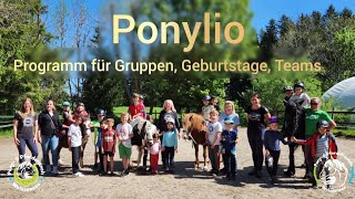 Ponylio  Programm mit 5 Stationen für Gruppen Teams Geburtstage etc [upl. by Romney800]