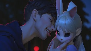 A Wolf and a Rabbit Tale 🐰💗🐺 SIMS 4 [upl. by Odarbil]