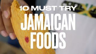 10 MUST TRY JAMAICAN FOODS [upl. by Akcirehs313]