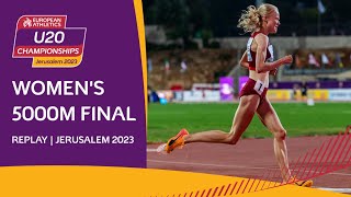 Championship record SMASHED 💥 Womens 5000m final  Jerusalem 2023 [upl. by Bibeau]