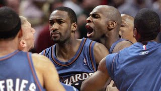 THROWBACK Gilbert Arenas hits gamewinner vs Bulls in Game 5 of 2005 playoffs  Wizards Classics [upl. by Cordalia]