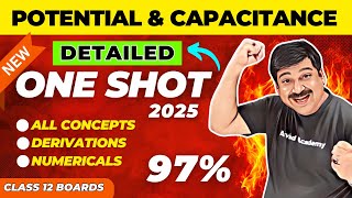 Electric Potential amp Capacitance Detailed OneShot video Class12 Chapter2 Oneshot for 202425 [upl. by Stanton]