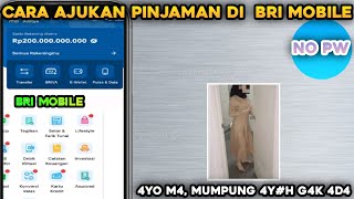 CARA AJUKAN PINJAMAN DI BRI MOBILE 3 [upl. by Lamson]