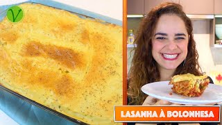 LASANHA BOLONHESA VEGANA 740  Receitas da Mussinha [upl. by Courtnay]