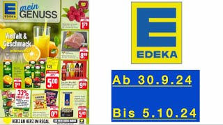 EDEKA Prospekt Angebote Rabatte Gültig von 30924 bis 51024​⁠Werbungde [upl. by Perrie]