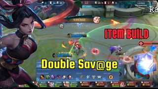 HANABI Double Sav ge Item Build [upl. by Nosreg]