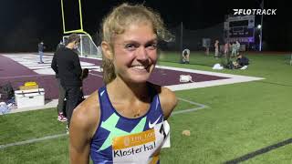 Konstanze Klosterhalfen Breaks German Record In 10K Debut [upl. by Euginomod]