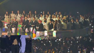 MAMA 2019 ATEEZ UNINE reaction to BTS performance [upl. by Analrahc]