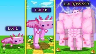 minecraft but you can upgrade axolotls [upl. by Yeltnarb]