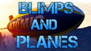 Grand Theft Auto V  ATOMIC BLIMP amp JET GAMEPLAY  PS3 HD [upl. by Eiboh709]