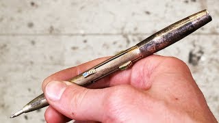 Strange old multicolor pen restoration  Restoring project [upl. by Menides]