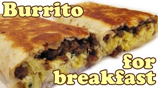 Breakfast Burrito Wrap Recipe  Sausage Egg Tortilla Wrap  Sausage Egg Burrito Recipe  HomeyCircle [upl. by Lefty963]