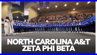 The Zeta Alpha Chapter of Zeta Phi Beta at North Carolina AampT State University  Spring 2024 [upl. by Doralin644]