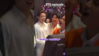 BTS Reaction To Taehyungs Iconic Wink 🤭😂 shorts bts taehyung [upl. by Bertie]