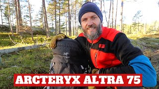 Friluftsliv  Arcteryx Altra 75 [upl. by Latreese239]