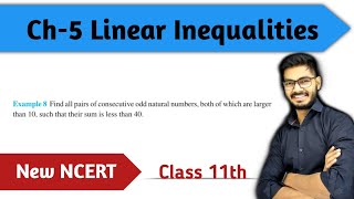 Class 11 Example 8 of Linear Inequalities  Chapter 5 Linear Inequality  New NCERT  Examples [upl. by Yssim]