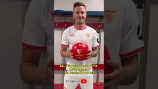 SAUL NIGUEZ POSANDO COMO NUEVO JUGADOR DEL SEVILLA FC [upl. by Varney682]