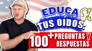 100 Preguntas y Respuestas Clave en Inglés para Conversaciones Diarias  Aprende y Educa Tus Oídos [upl. by Ema]