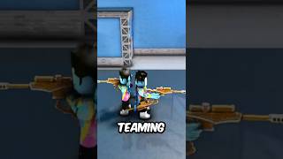 TEAMING SHERIFF in MM2 Roblox roblox mm2 murdermystery2 [upl. by Raimes303]