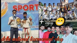 Delhi Karate National Tournament 2024 championship vlog karate karatesrijanviralvideo [upl. by Rutra]