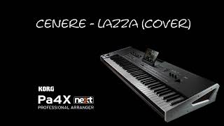 Cenere  Lazza cover Keyboard Arranger Korg [upl. by Lenej465]