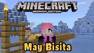 May Bisita Ako  Minecraft PE Survival  PART 4 [upl. by Ecnerwal776]