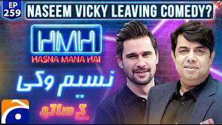 Naseem Vicky Pakistani Theatre Actor in Hasna Mana Hai with Tabish Hashmi  Ep 259  Geo News [upl. by Oivatco]