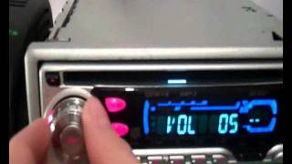 how to use a car stereo and complete review  JVC KDG401 [upl. by Narmis]