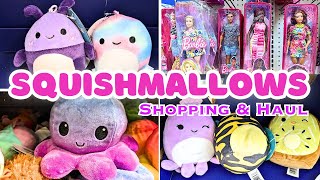 SQUISHMALLOWS Hunting  Walgreens Walmart  Barbie shopping [upl. by Nalek774]