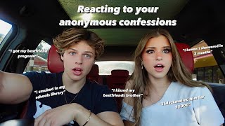 REACTING TO YOUR ANONYMOUS CONFESSIONS [upl. by Fitalludba859]