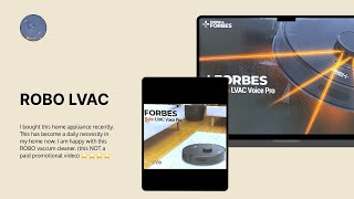 ROBO LVAC Voice Pro Eureka Forbes  Set Up  DEMO  REVIEW  ROBOTIC VACCUM CLEANER robovac 🧹 [upl. by Aniri]